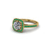 Diamond Cathedral Halo Engagement Ring - Luciana No. 16