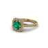 Emerald Cathedral Halo Engagement Ring - Luciana No. 4 image 3