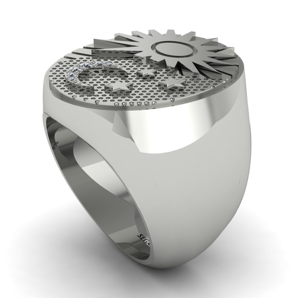 Diamond Celestial Harmony Men's Ring - Miller No. 3