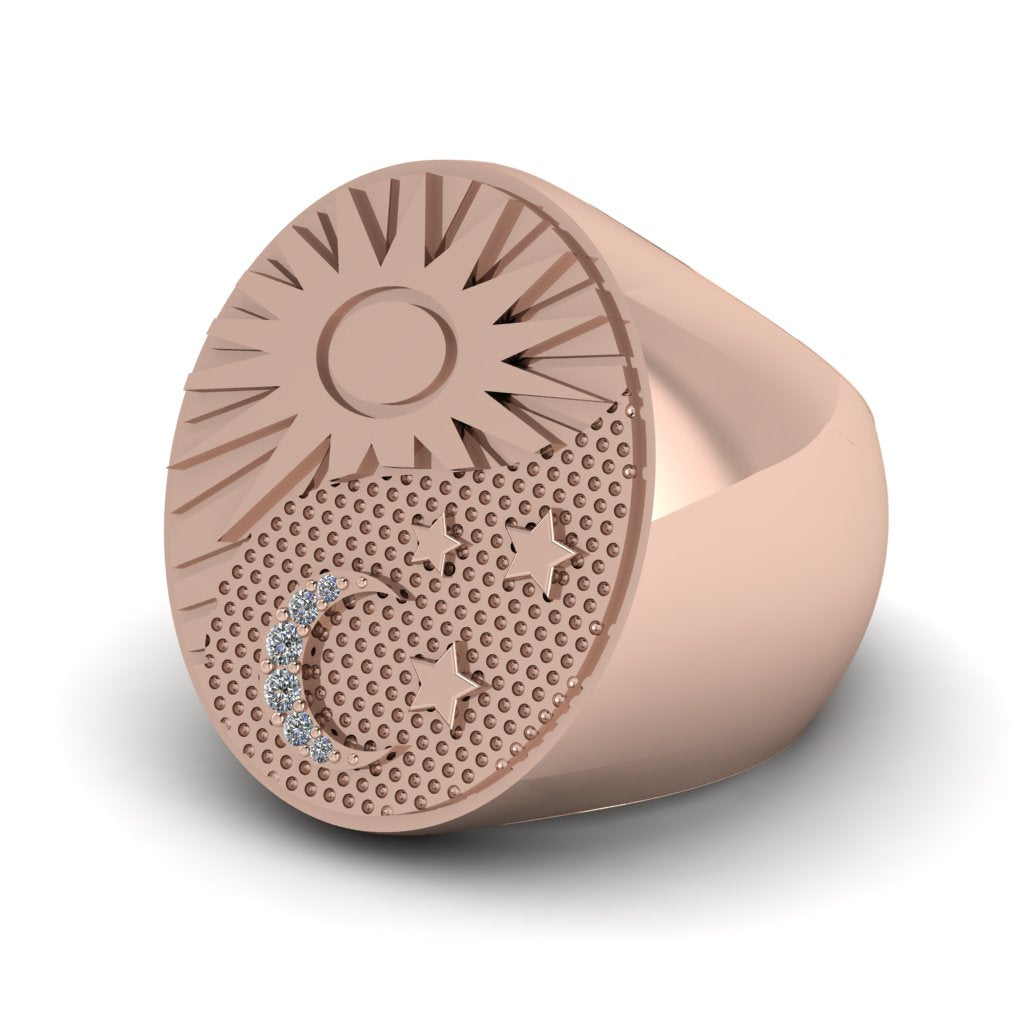 Diamond Celestial Harmony Men's Ring - Miller No. 2
