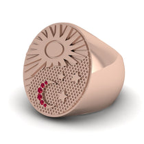 Ruby Celestial Harmony Men's Ring - Miller No. 11 image 1