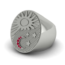 Ruby Celestial Harmony Men's Ring - Miller No. 12 image 1