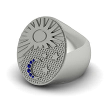 Sapphire Celestial Harmony Men's Ring - Miller No. 15 image 1