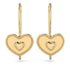 Charming Heart Hoop Earrings In Gold - Ariana No. 1