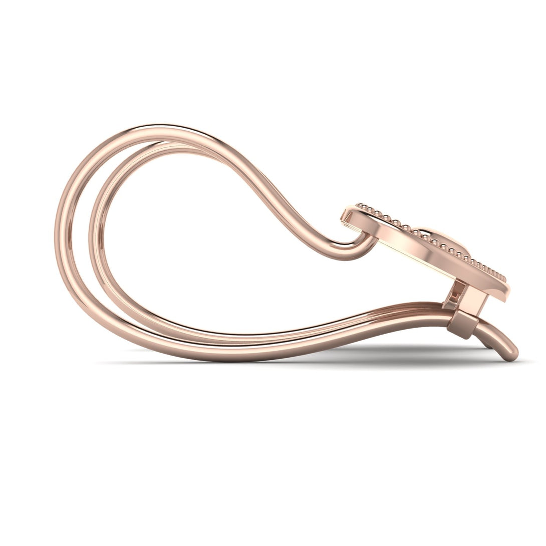 Charming Heart Hoop Earrings In Gold - Ariana No. 2