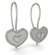 Charming Heart Hoop Earrings In Gold - Ariana No. 3 image 1