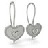 Charming Heart Hoop Earrings In Gold - Ariana No. 3
