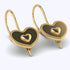 Charming Heart Hoop Earrings In Gold - Ariana No. 1 image 4