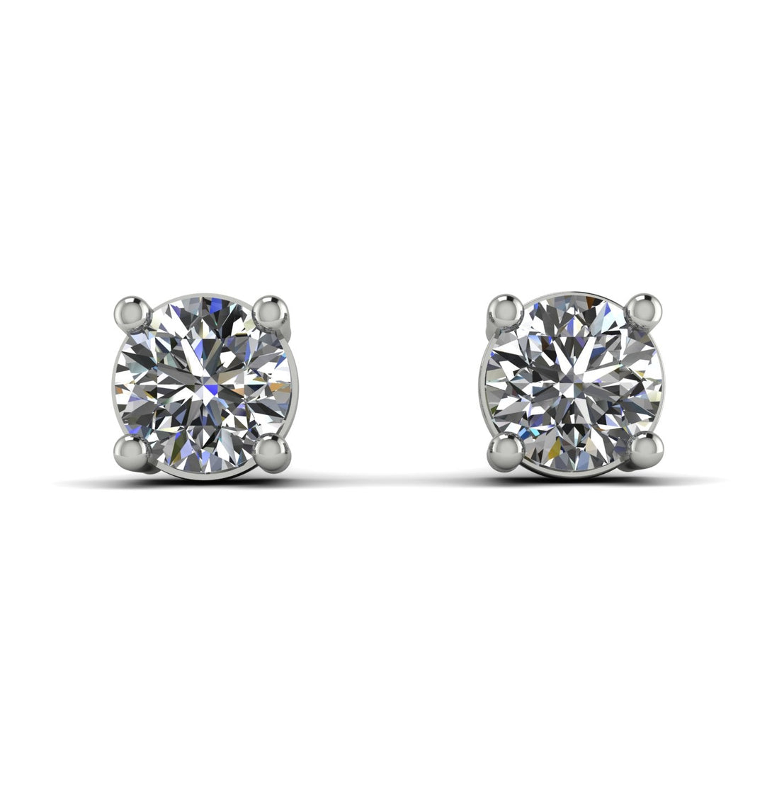 Minimalistic 1ct earrings