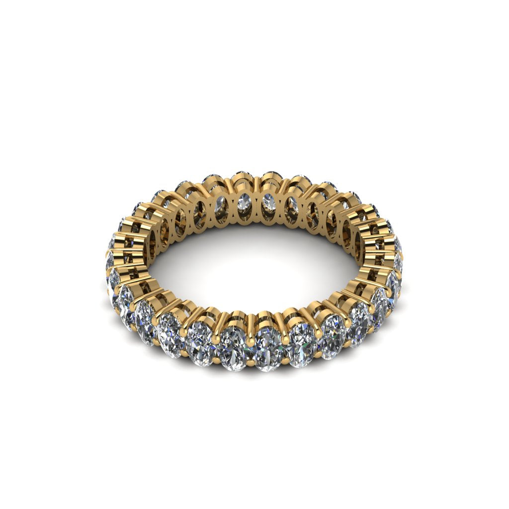 Oval Diamond Classic Eternity Wedding Ring - Joy No. 1