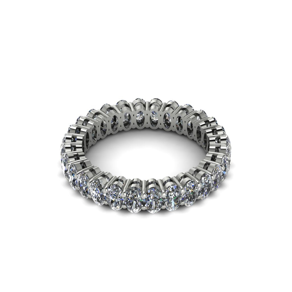 Oval Diamond Classic Eternity Wedding Ring - Joy No. 3