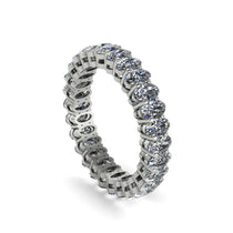 Oval Diamond Classic Eternity Wedding Ring - Joy No. 3 image 1