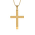 Classic Gold Cross Necklace - Evangeline No. 1