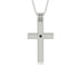 Classic Black Diamond Gold Cross Pendant - Abel No. 9 image 1