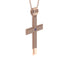 Classic Sapphire Gold Cross Pendant - Abel No. 14
