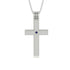 Classic Sapphire Gold Cross Pendant - Abel No. 15