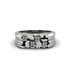 Diamond Cluster Elegance Men's Fashion Ring - Navy No. 3 image 2
