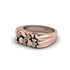 Diamond Cluster Elegance Men's Fashion Ring - Navy No. 2