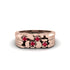 Ruby Cluster Elegance Men's Fashion Ring - Navy No. 11
