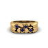 Sapphire Cluster Elegance Men's Fashion Ring - Navy No. 13
