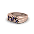 Sapphire Cluster Elegance Men's Fashion Ring - Navy No. 14 image 3