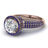 Diamond Cluster Halo Engagement Ring - Katie No. 62
