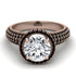 Diamond Cluster Halo Engagement Ring - Katie No. 32