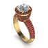 Diamond Cluster Halo Engagement Ring - Katie No. 46 image 1