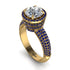 Diamond Cluster Halo Engagement Ring - Katie No. 61 image 1