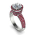 Diamond Cluster Halo Engagement Ring - Katie No. 48