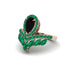 Black Diamond Crown Radiance Engagement Ring - Aviana No. 23 image 3