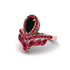 Black Diamond Crown Radiance Engagement Ring - Aviana No. 53 image 3