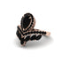 Black Diamond Crown Radiance Engagement Ring - Aviana No. 38 image 3