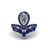 Diamond Crown Radiance Engagement Ring - Aviana No. 63
