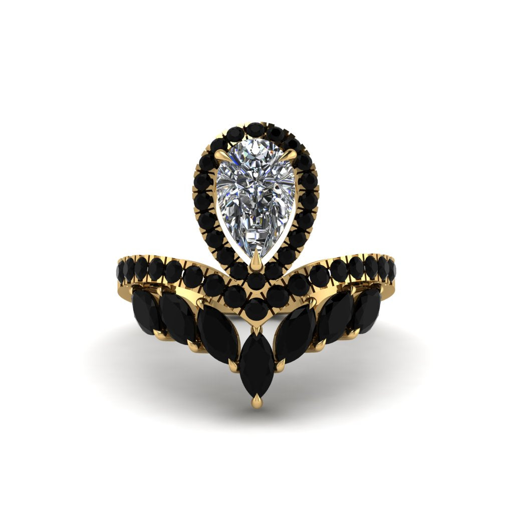 Diamond Crown Radiance Engagement Ring - Aviana No. 31