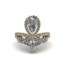Diamond Crown Radiance Engagement Ring - Aviana No. 1 image 1