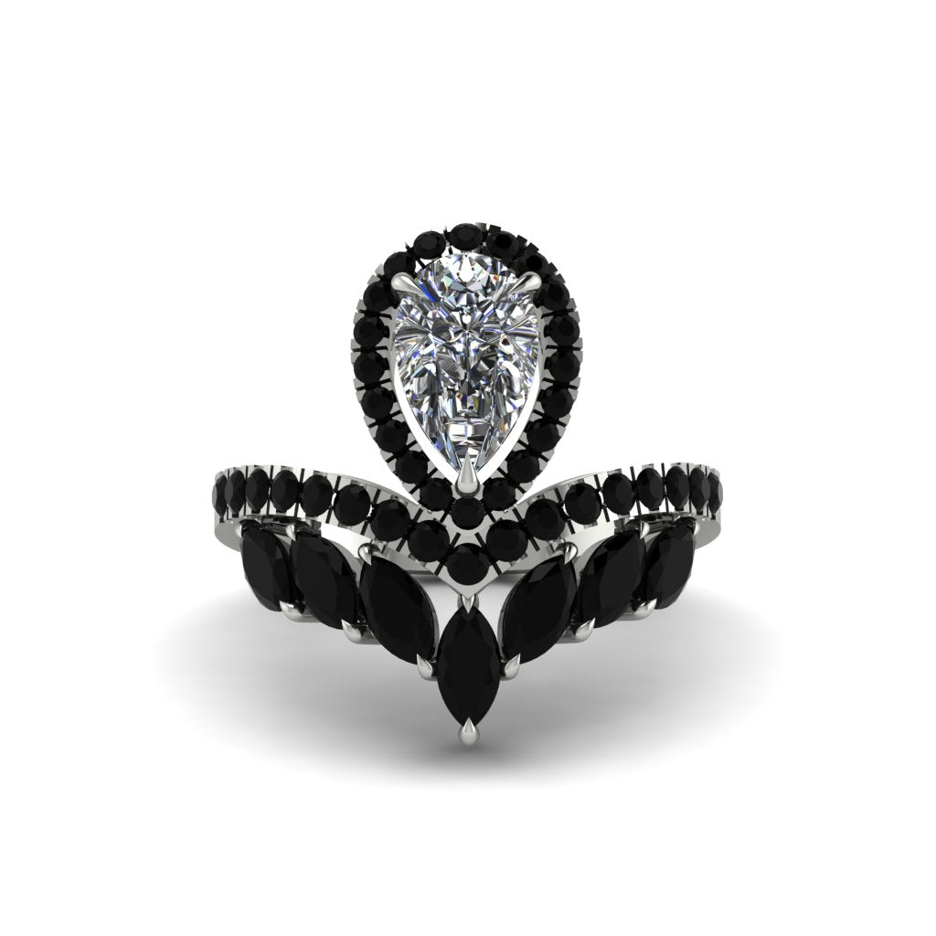 Diamond Crown Radiance Engagement Ring - Aviana No. 33