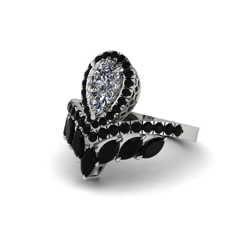 Diamond Crown Radiance Engagement Ring - Aviana No. 33