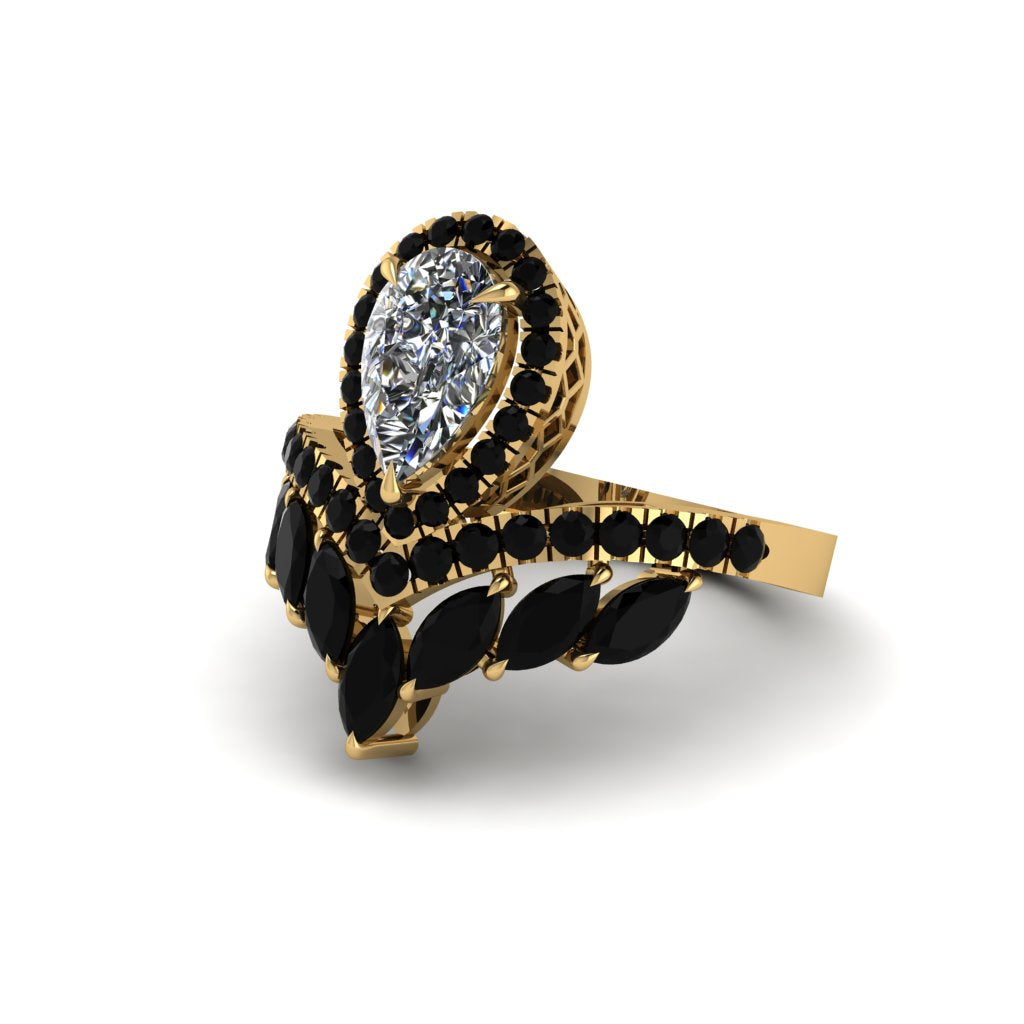 Diamond Crown Radiance Engagement Ring - Aviana No. 31