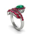 Emerald Crown Radiance Engagement Ring - Aviana No. 51