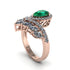 Emerald Crown Radiance Engagement Ring - Aviana No. 5 image 2