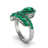Emerald Crown Radiance Engagement Ring - Aviana No. 21 image 2