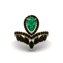 Emerald Crown Radiance Engagement Ring - Aviana No. 34 image 1