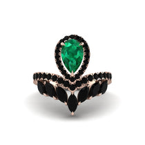 Emerald Crown Radiance Engagement Ring - Aviana No. 35 image 1
