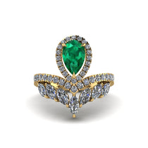 Emerald Crown Radiance Engagement Ring - Aviana No. 4 image 1