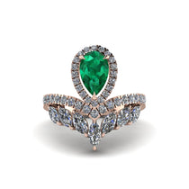 Emerald Crown Radiance Engagement Ring - Aviana No. 5 image 1