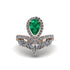 Emerald Crown Radiance Engagement Ring - Aviana No. 5 image 1