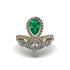 Emerald Crown Radiance Engagement Ring - Aviana No. 4
