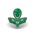 Emerald Crown Radiance Engagement Ring - Aviana No. 20