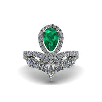Emerald Crown Radiance Engagement Ring - Aviana No. 6 image 1